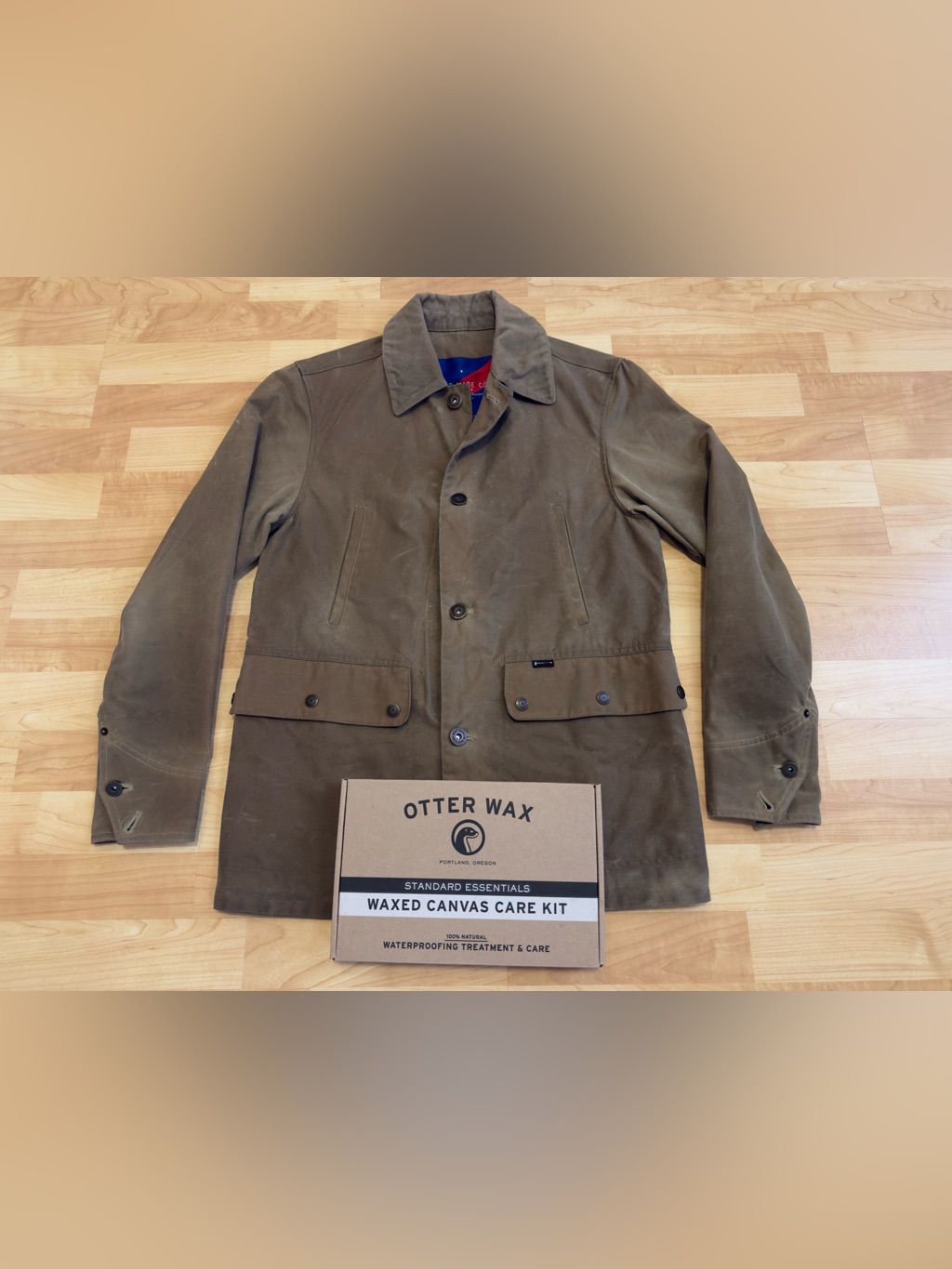Rare Best Made Co Mens Tan Light Waxed Cruiser Jacket  Size Xs Made In Usa